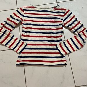 Maison Labiche Paris Sailor Striped Bisou Long-Sleeve Top